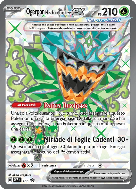 Ogerpon Maschera Turchese-ex – Holo