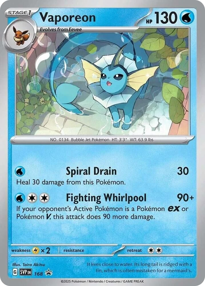 Vaporeon – Holo · Cosmos Holo