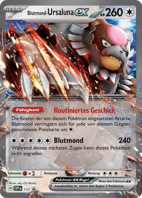 Blutmond-Ursaluna-ex – Holo