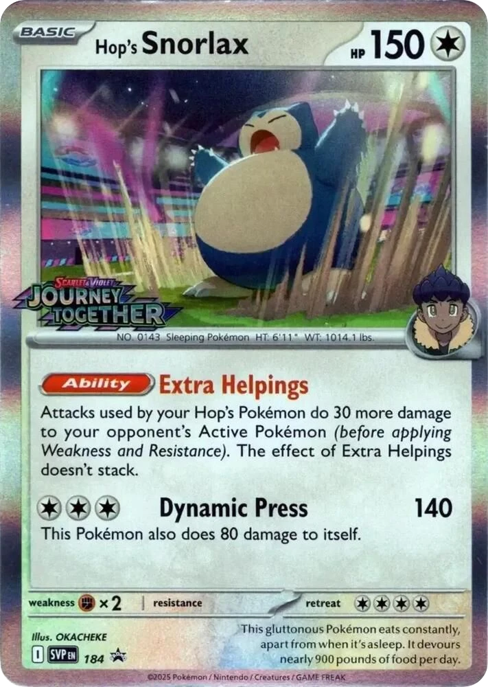 Hop's Snorlax – Holo