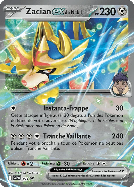Zacian-ex de Nabil – Holo