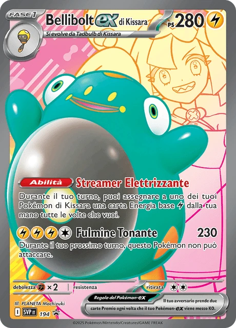 Bellibolt-ex di Kissara – Holo