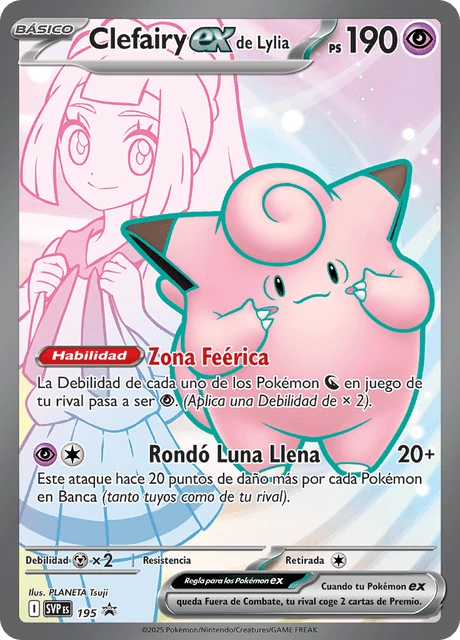Clefairy ex de Lylia – Holo