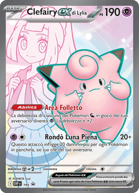 Clefairy-ex di Lylia – Holo