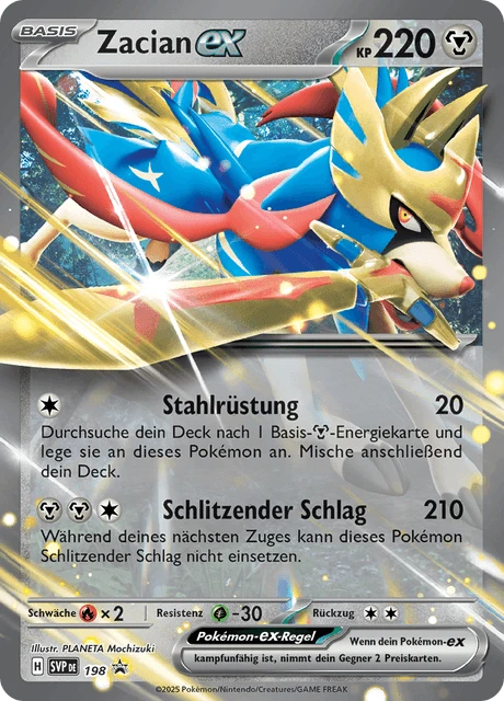 Zacian-ex – Holo