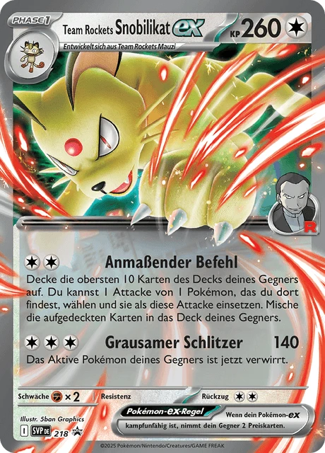 Team Rockets Snobilikat-ex – Holo