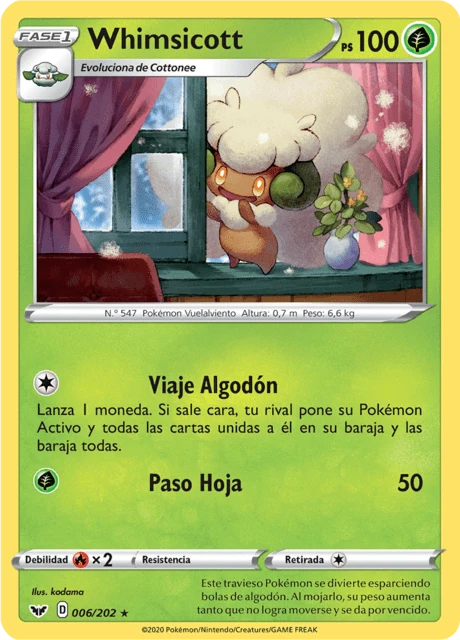 Whimsicott – Reverse Holo
