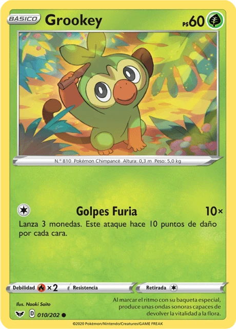 Grookey – Reverse Holo