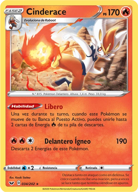 Cinderace – Holo