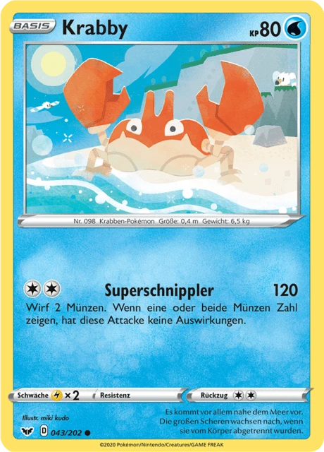 Krabby – Reverse Holo