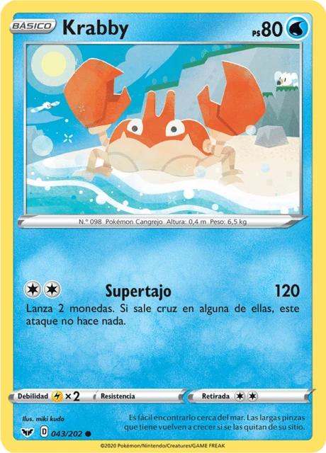 Krabby – Reverse Holo