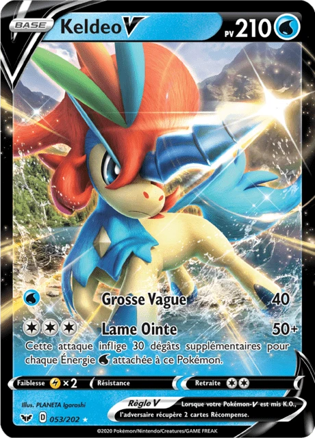 Keldeo V – Holo