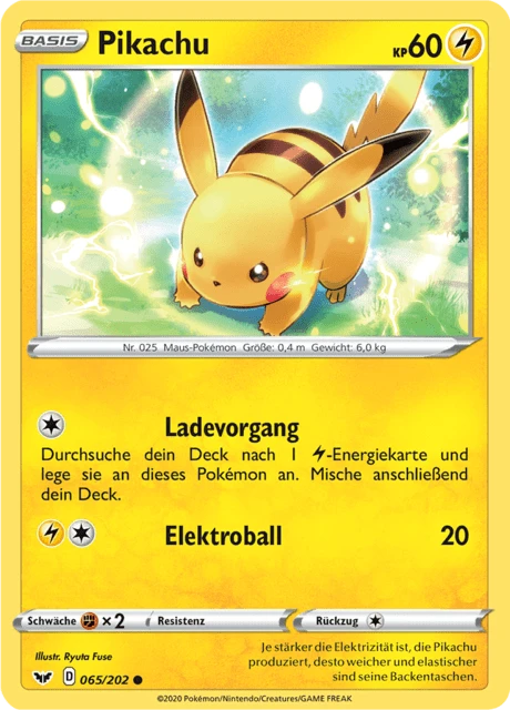 Pikachu – Reverse Holo
