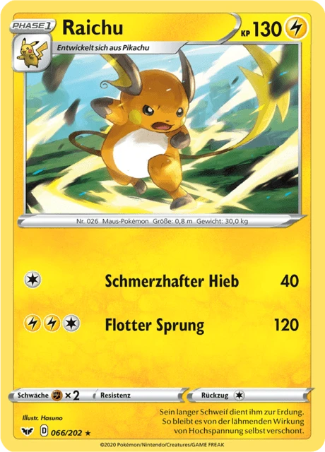 Raichu – Reverse Holo
