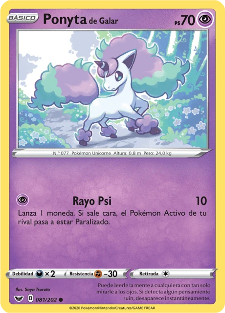 Ponyta de Galar – Reverse Holo