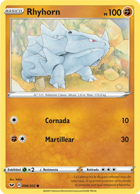 Rhyhorn – Reverse Holo