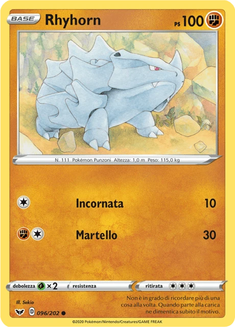 Rhyhorn – Reverse Holo
