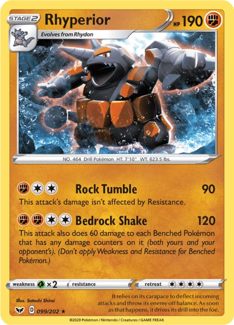 Rhyperior – Reverse Holo
