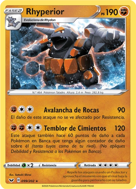 Rhyperior – Reverse Holo