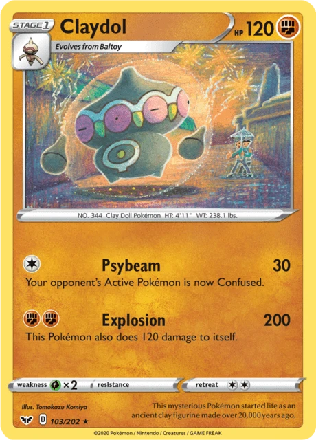 Claydol – Reverse Holo