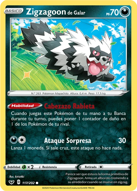 Zigzagoon de Galar – Normal