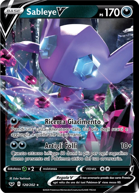 Sableye V – Holo