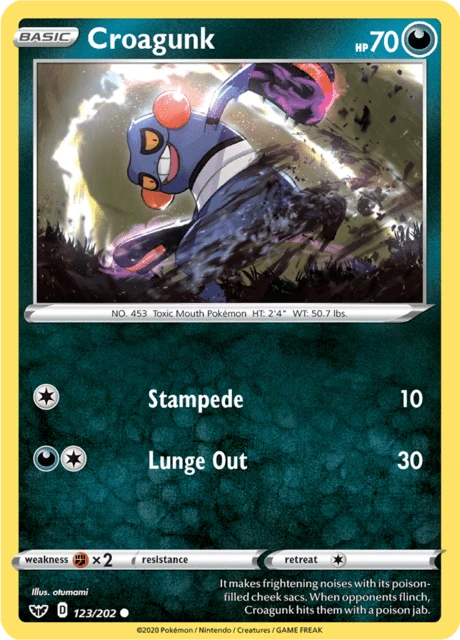 Croagunk – Reverse Holo
