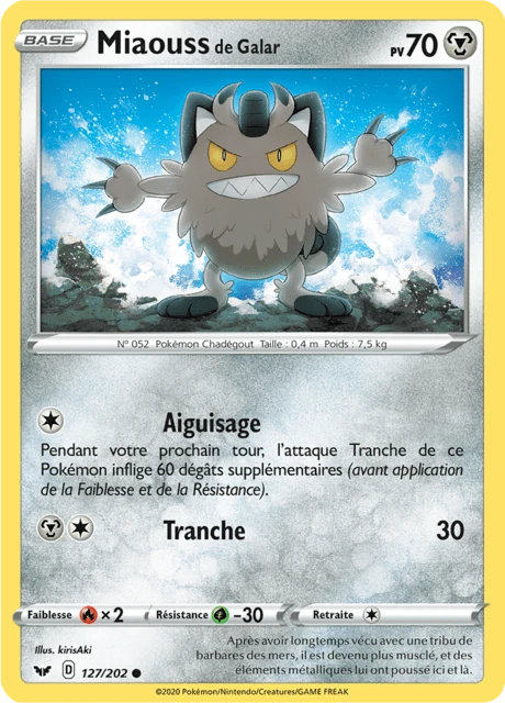 Miaouss de Galar – Reverse Holo