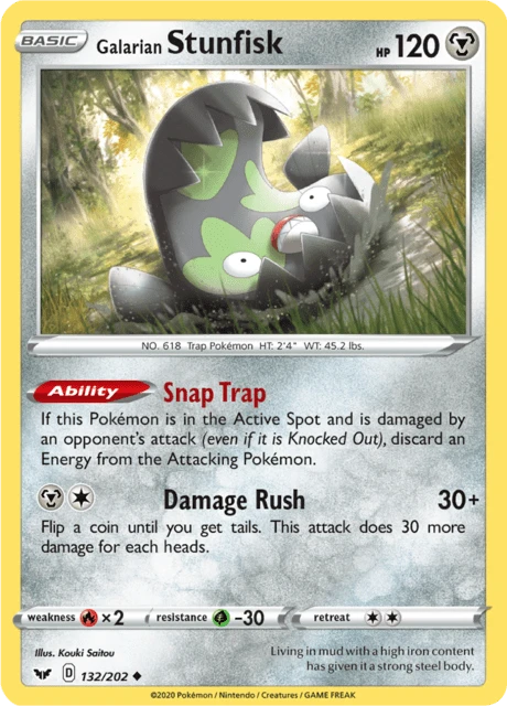 Galarian Stunfisk – Reverse Holo