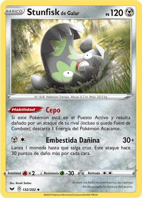 Stunfisk de Galar – Normal
