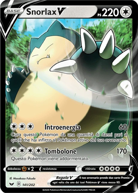 Snorlax V – Holo