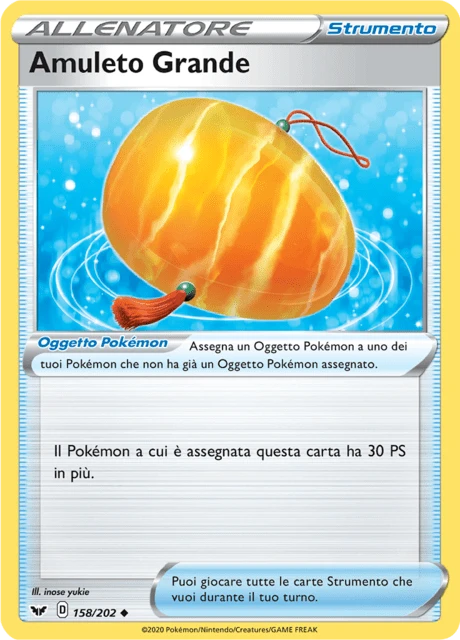 Amuleto Grande – Reverse Holo