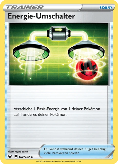 Energie-Umschalter – Reverse Holo