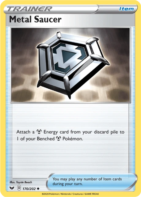 Metal Saucer – Reverse Holo