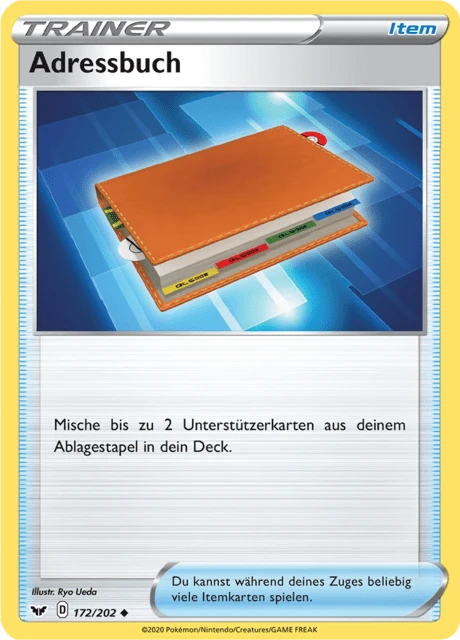 Adressbuch – Reverse Holo