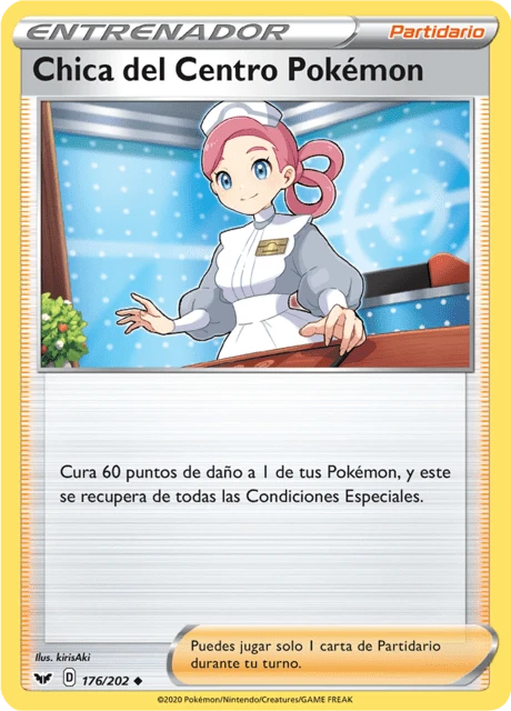 Chica del Centro Pokémon – Reverse Holo