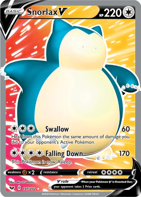 Snorlax V – Holo