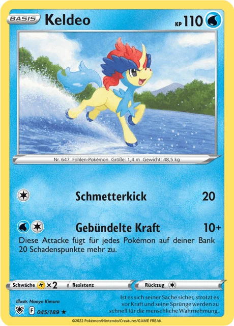 Keldeo – Reverse Holo