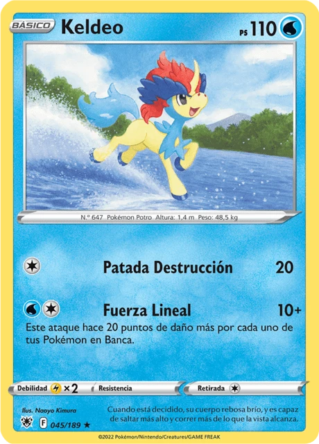 Keldeo – Reverse Holo