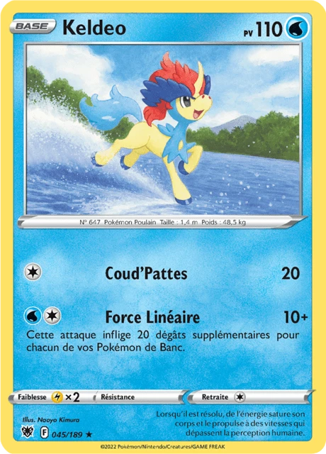 Keldeo – Reverse Holo