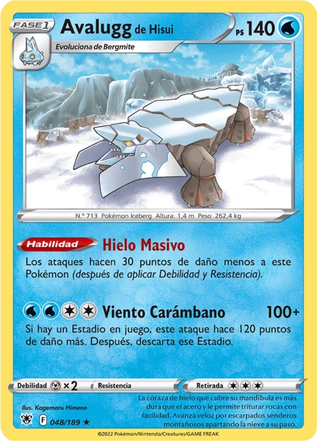 Avalugg de Hisui – Reverse Holo