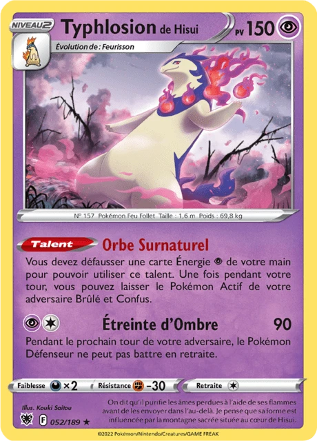 Typhlosion de Hisui – Holo