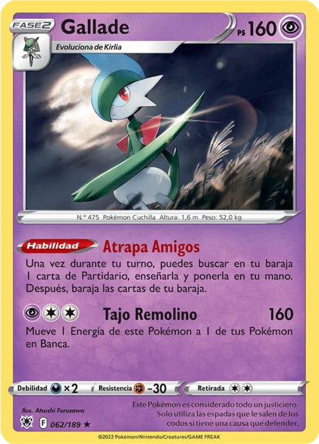 Gallade – Reverse Holo