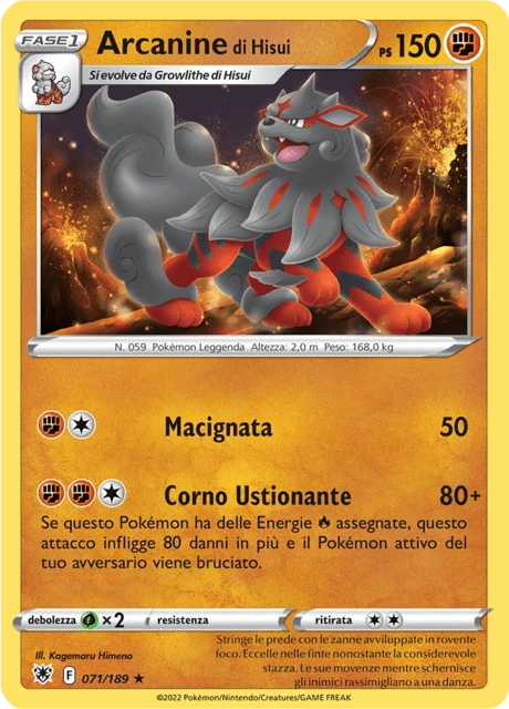 Arcanine di Hisui – Normal