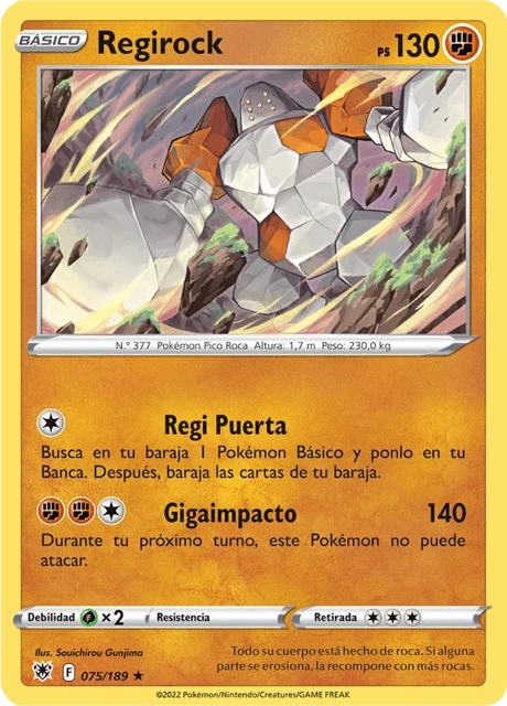 Regirock – Reverse Holo