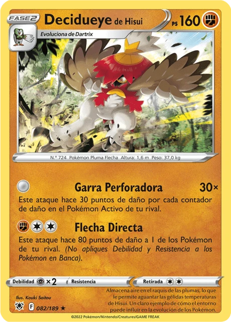 Decidueye de Hisui – Reverse Holo