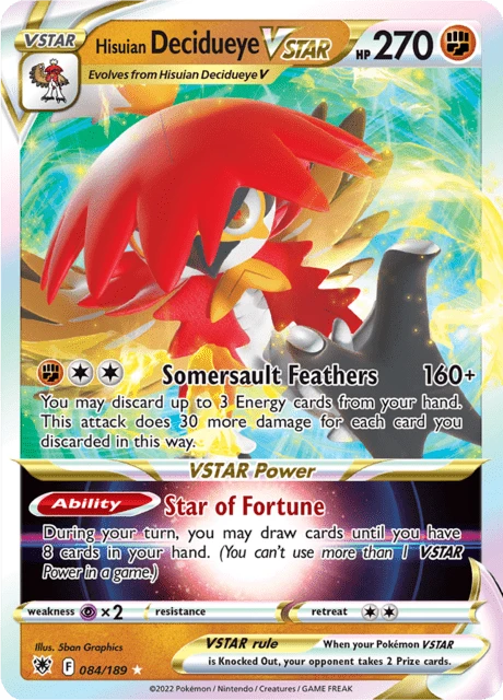 Hisuian Decidueye VSTAR – Holo