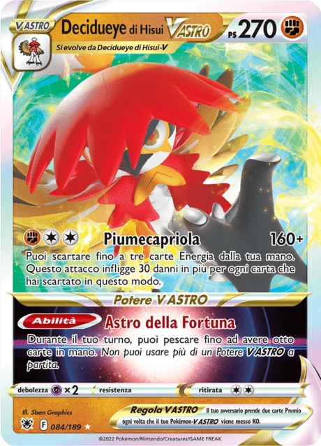 Decidueye di Hisui V ASTRO – Holo