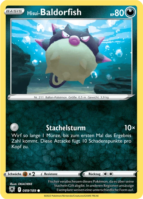 Hisui-Baldorfish – Reverse Holo
