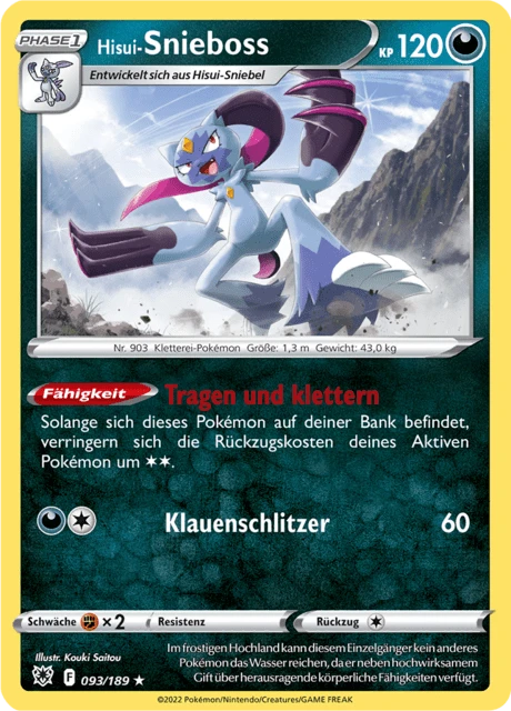 Hisui-Snieboss – Reverse Holo